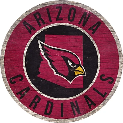 Fan Creations Arizona Cardinals Circle State Sign