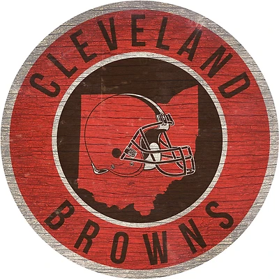 Fan Creations Cleveland Browns Circle State Sign