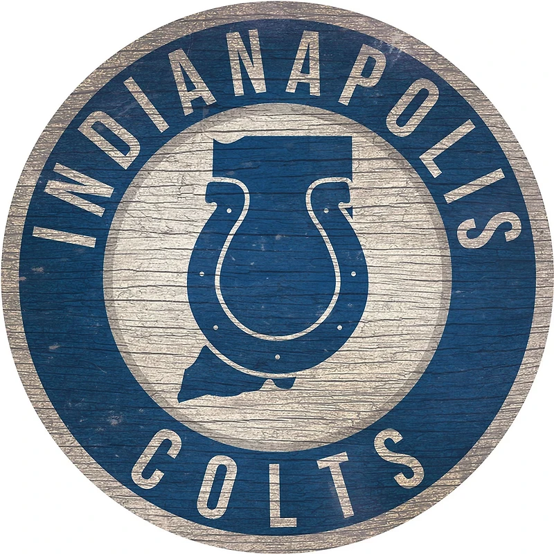 Fan Creations Indianapolis Colts Circle State Sign