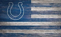 Fan Creations Indianapolis Colts 11 in x 19 in Distressed Flag Sign