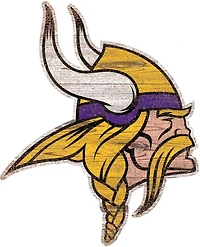 Fan Creations Minnesota Vikings Distressed Logo Cutout Sign