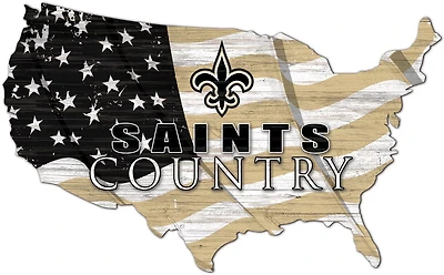 Fan Creations New Orleans Saints USA Shape Cutout Wall Decor.