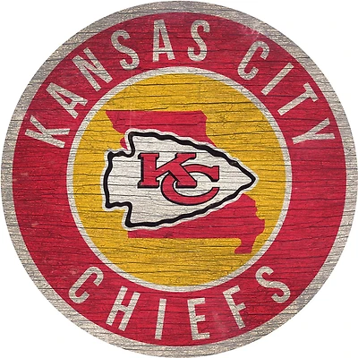 Fan Creations Kansas City Chiefs Circle State Sign
