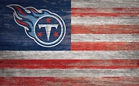 Fan Creations Tennessee Titans 11 in x 19 in Distressed Flag Sign