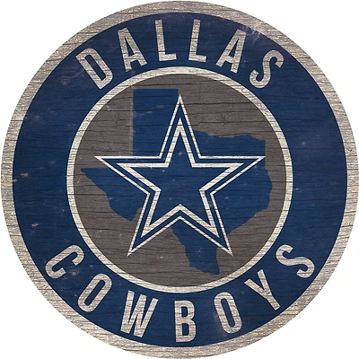 Fan Creations Dallas Cowboys Circle State Sign