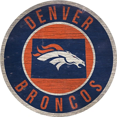 Fan Creations Denver Broncos Circle State Sign