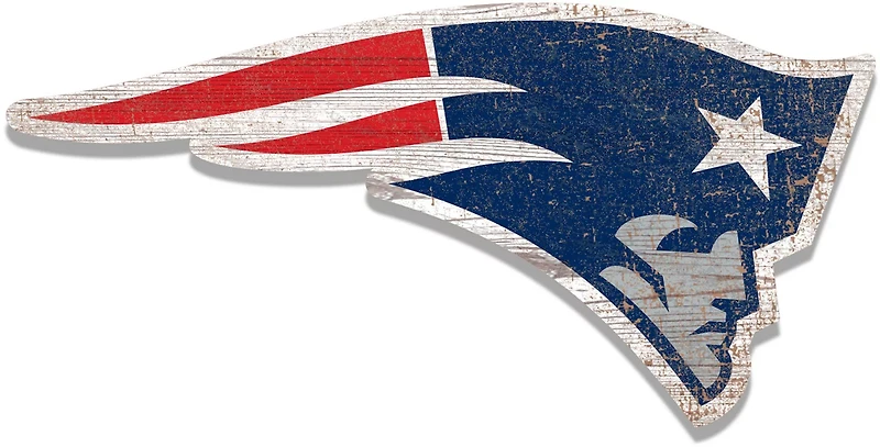 Fan Creations New England Patriots Distressed Logo Cutout Sign