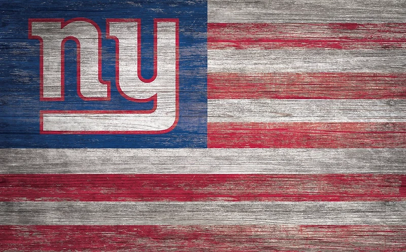 Fan Creations New York Giants 11 in x 19 in Distressed Flag Sign