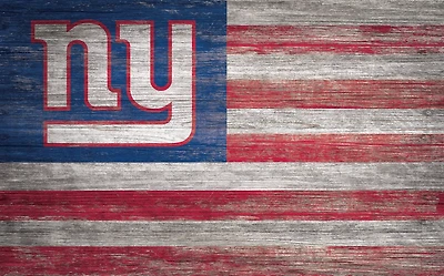 Fan Creations New York Giants 11 in x 19 in Distressed Flag Sign