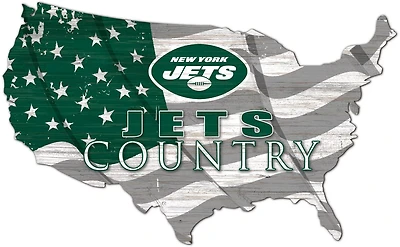 Fan Creations New York Jets USA Shape Cutout Wall Decor