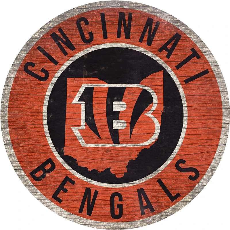 Fan Creations Cincinnati Bengals Circle State Sign