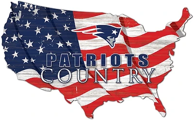 Fan Creations New England Patriots USA Shape Cutout Wall Decor.