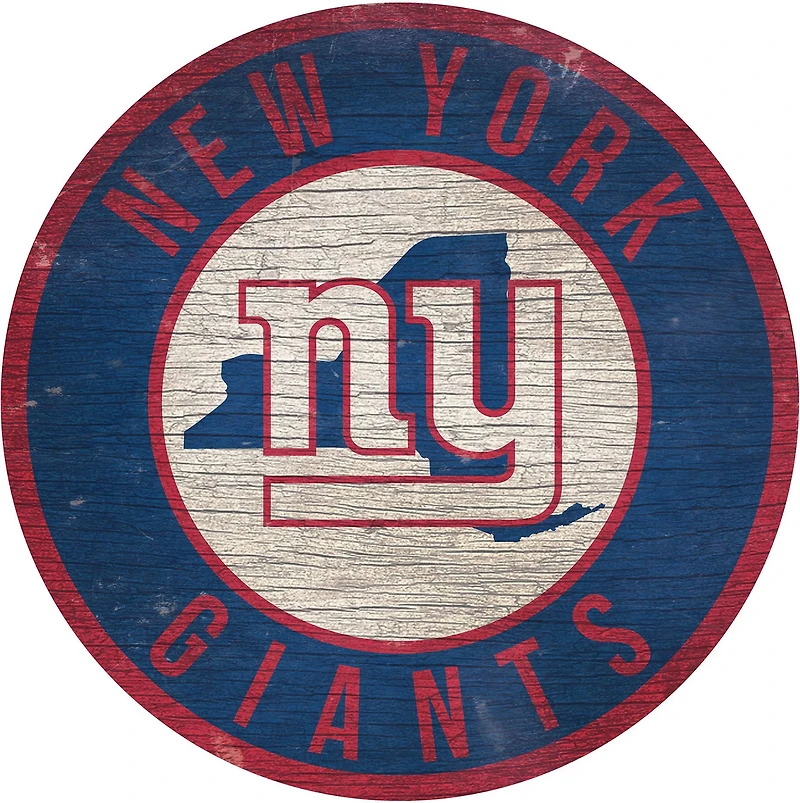 Fan Creations New York Giants Circle State Sign