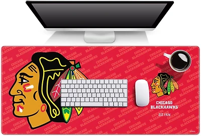 YouTheFan Chicago Blackhawks Logo Series Desk Pad