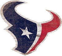 Fan Creations Houston Texans Distressed Logo Cutout Sign