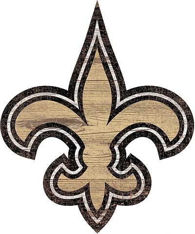 Fan Creations New Orleans Saints Distressed Logo Cutout Sign
