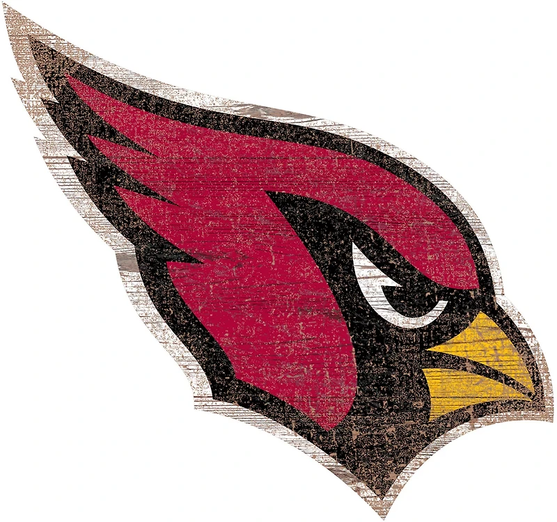 Fan Creations Arizona Cardinals Distressed Logo Cutout Sign