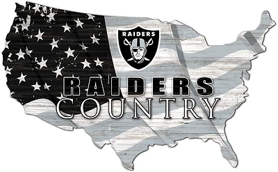 Fan Creations Las Vegas Raiders USA Shape Cutout Wall Decor