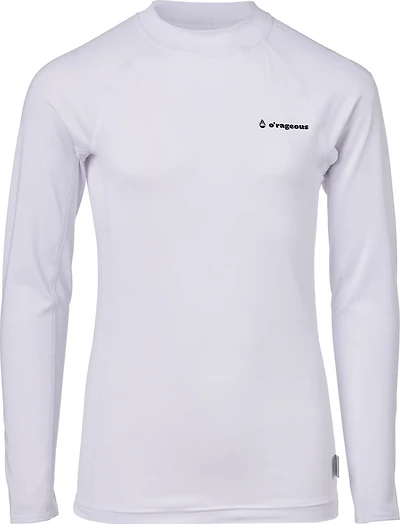O'Rageous Boys' Solid Long Sleeve Rash Guard