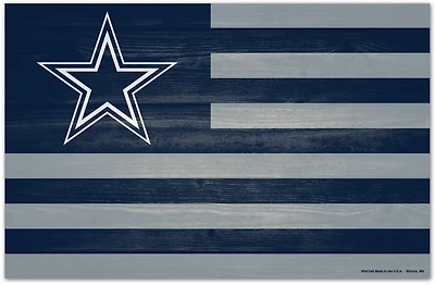 WinCraft Dallas Cowboys Americana 11 in x 17 in Wood Sign