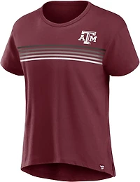 Texas A&M University Women's Iconic High Low Graphic T-shirt