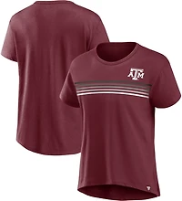 Texas A&M University Women's Iconic High Low Graphic T-shirt