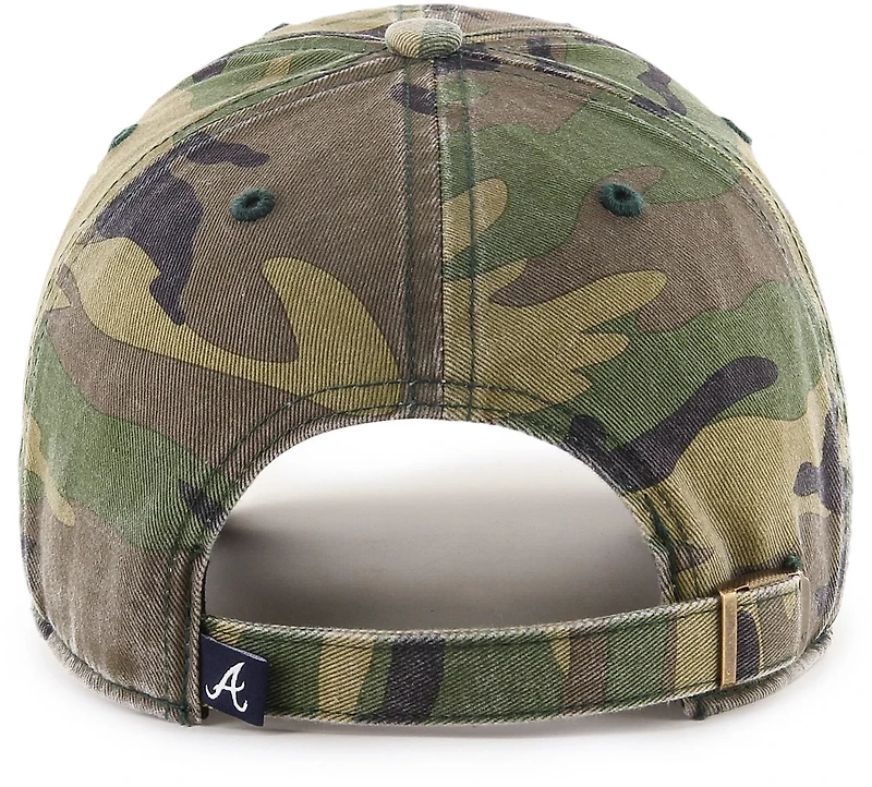'47 Men's Atlanta Braves Camouflage Clean Up Cap
