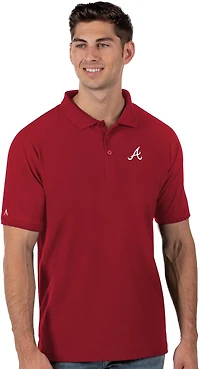 Antigua Men's Atlanta Braves Legacy Pique Polo Shirt