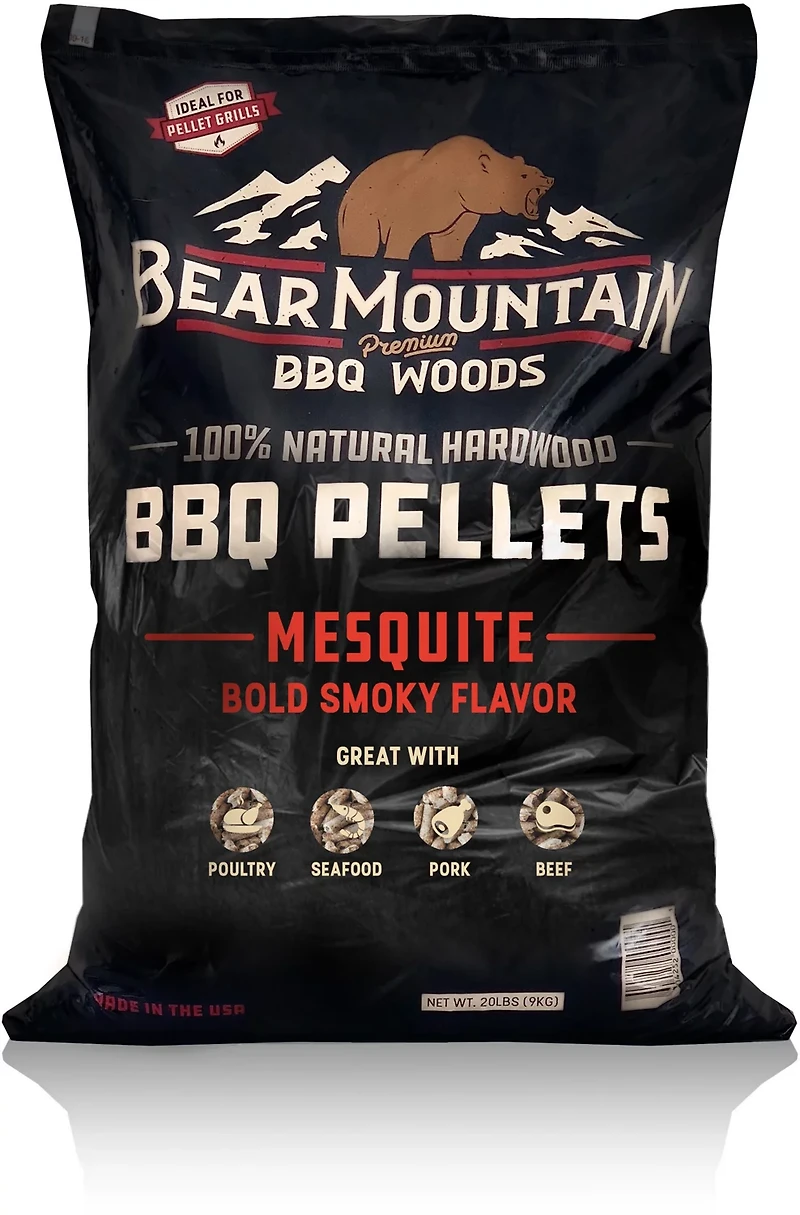 Bear Mountain BBQ Mesquite BBQ 20 lb Wood Pellets