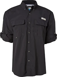Magellan Outdoors Men's Laguna Madre Solid Long Sleeve Fishing Shirt