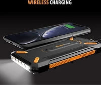 Tough Tested ROC 10,000 mAh Wireless Solar Power Bank