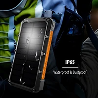 Tough Tested ROC 10,000 mAh Wireless Solar Power Bank