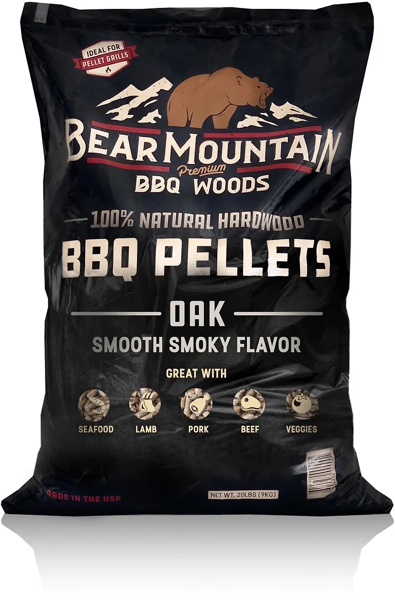 Bear Mountain BBQ Oak BBQ 20 lb Wood Pellets