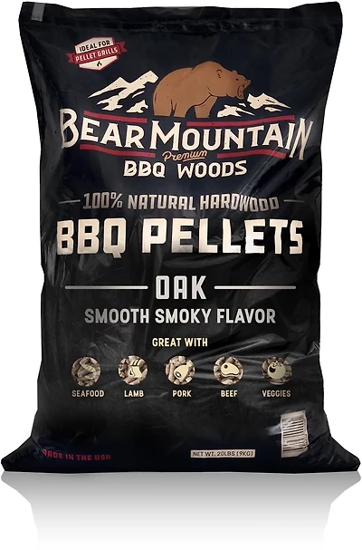 Bear Mountain BBQ Oak BBQ 20 lb Wood Pellets