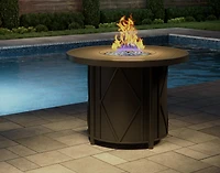 Mosaic Kingsland Round Top Gas Fire Pit