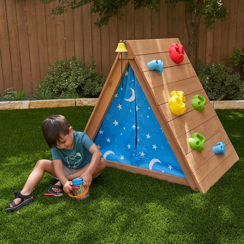 KidKraft A-Frame Hideaway and Climber