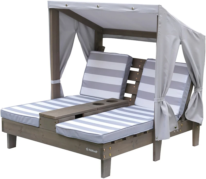 KidKraft Double Chaise Lounge with Cup Holders