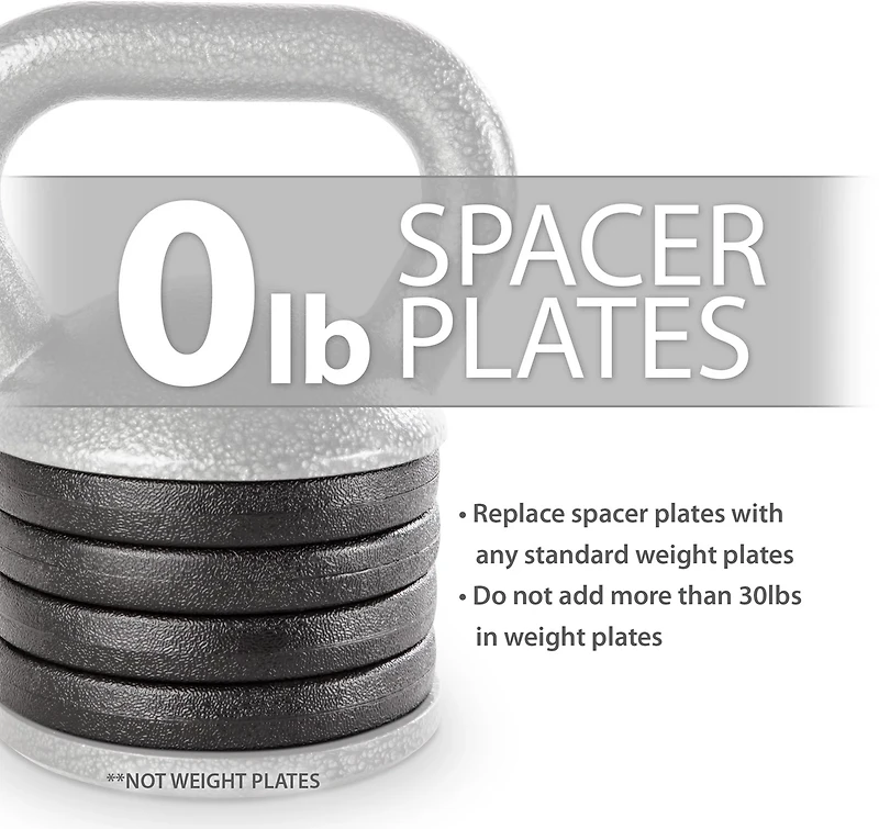 Apex 15lb-50lb Adjustable Kettlebell