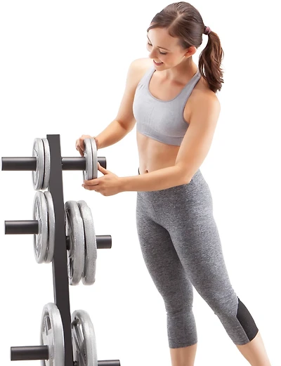 Marcy Olympic-Size Weight Plate Holder