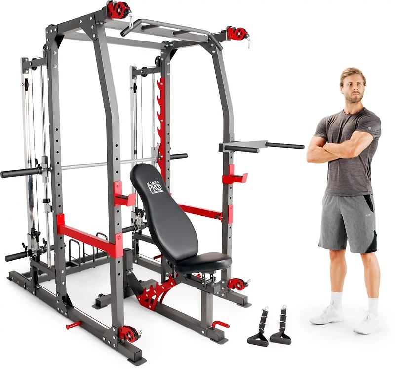 Marcy Pro Smith Machine Home Gym Training System Cage