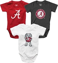 Wes and Willy Infant Boys' University of Alabama Creeper Set 3-Pack