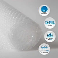 Blue Wave 12-mil Solar Blanket for Round 15 ft Above-Ground Pools