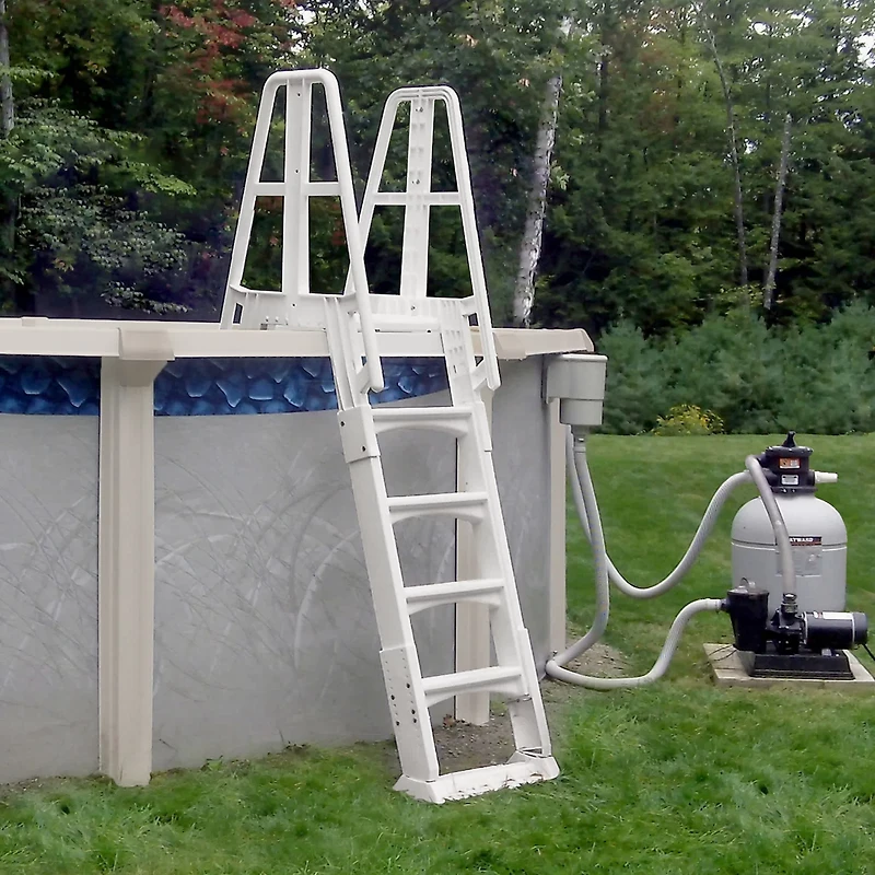 Vinyl Works Premium A-Frame Above Ground Pool Ladder