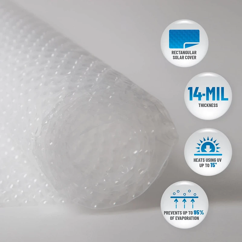 Blue Wave 14-mil Solar Blanket for Rectangular In-Ground Pools