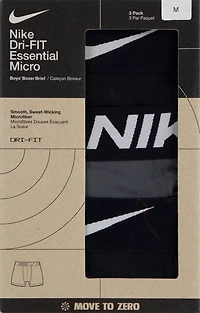 Nike Boys' Boxer Briefs 3-Pack