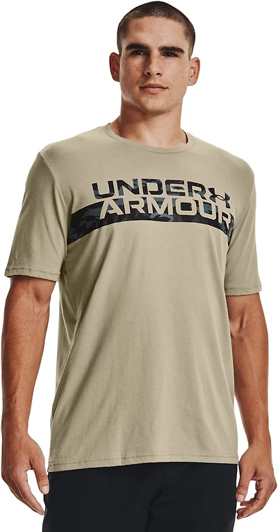 Under Armour Men's Camo Chest Stripe Short Sleeve T-shirt