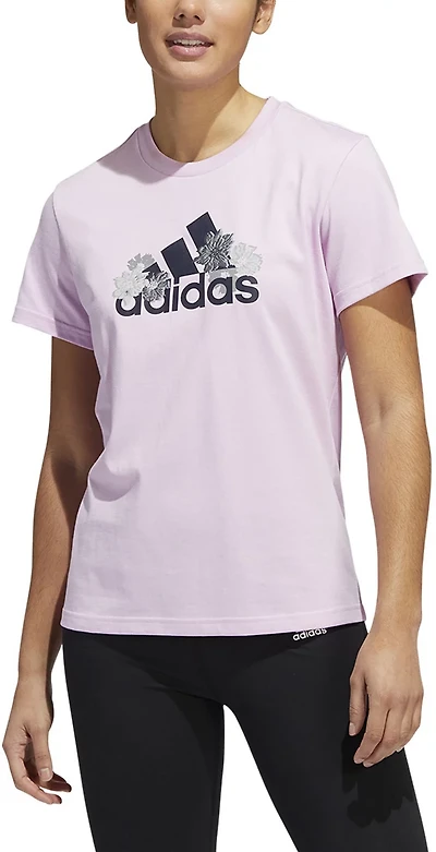 adidas Women’s Badge of Sport Floral T-shirt