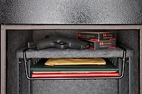 SnapSafe Hanging Basket Shelf