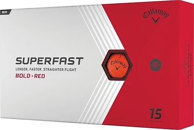 Callaway Superfast Bold Matte Yellow Golf Balls 15-Pack