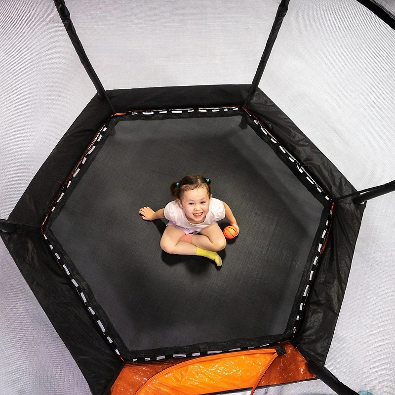 Jumpking 7 ft Hexagonal ZorbPOD Trampoline
